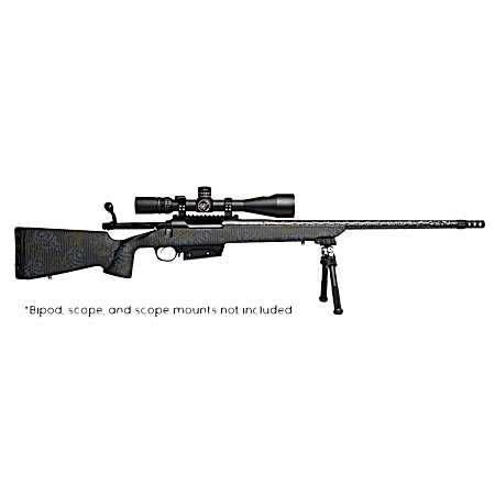 Iota Outdoors RF019C212216C20 Vandal Carbon II 300 Win Mag 22 Black Fluted Barrel, Black Drilled & Tapped Receiver, Black Iota EKO X Carbon Fiber Stock