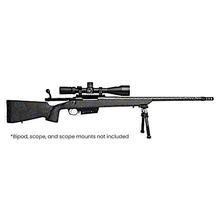 Horizon Firearms RF019C232216C20 Vandal Carbon II 300 PRC 22 Black Fluted Barrel, Black Drilled & Tapped Receiver, Black Iota EKO X Carbon Fiber Stock