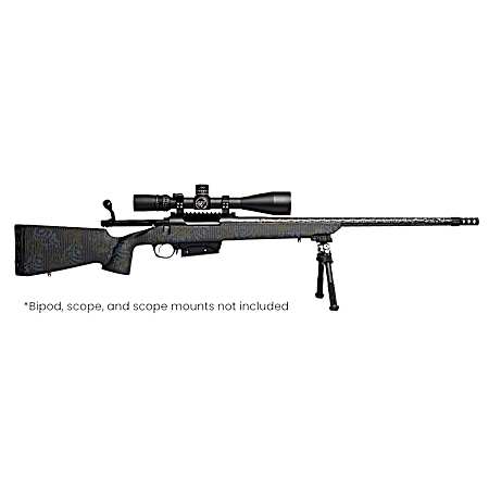Horizon Firearms RF019C502216C20 Vandal Carbon II 7mm Back Country 22 Black Fluted Barrel, Black Drilled & Tapped Receiver, Black Iota EKO X Carbon Fiber Stock