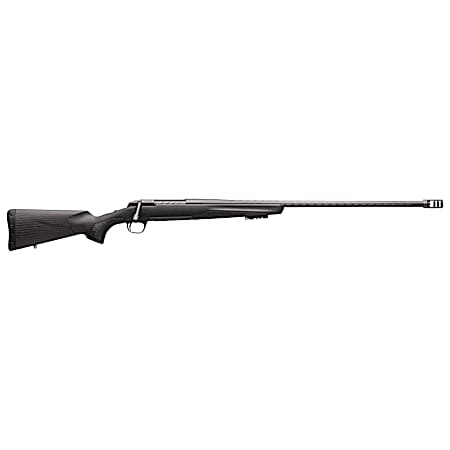 Browning 035543294 X-Bolt Pro Long Range 6.5 PRC 3+1 26 Skip Fluted Heavy  Barrel, Recoil Hawg Muzzle Brake, Spiral Fluted Bolt, Carbon Gray Elite Cerakote, Natural Carbon Fiber Stock