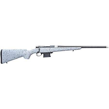 Howa HCE6ARCGRY 1500 Carbon Elevate 6mm ARC 20 Carbon Fiber Wrapped Threaded Barrel, Black Drilled & Tapped Steel Receiver, Fixed Stocky's Gray w/Black Webbing Synthetic Stock, Right Hand