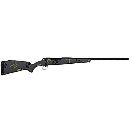 Fierce Firearms FRG300RUM26BF Twisted Rage 300 RUM 26 Armour Lube Black Steel Threaded Barrel, Drilled & Tapped Steel Receiver, LR Negative Comb Forest Camo Carbon Fiber Stock