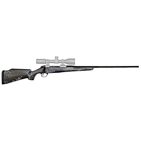 Fierce Firearms FRG65CM20BU Twisted Rage  Full Size 6.5 Creedmoor 4+1 20 Black Cerakote Fluted Threaded Barrel, Black Cerakote Steel Receiver, Urban Camo C3 Carbon Rage w/Pic Rail Carbon Fiber Stock