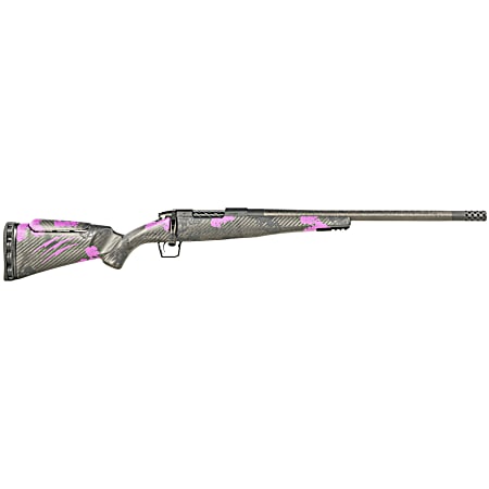 Fierce Firearms ROGM65CM20BP Mini Rogue  6.5 Creedmoor 4+1 20 Hand Lapped/Match Grade Barrel, Black Cerakote Steel Receiver, Purple Camo Mini Rogue w/Adj Comb & Picatinny Rail Carbon Fiber Stock