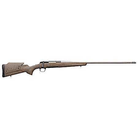 Browning 035514294 X-Bolt Western Hunter Long Range 6.5 PRC 3+1 26 MB Matte Blued Spider Webbed Flat Dark Earth Cerakote Hard Core Fiber-Fusion with Adjustable Comb Stock Right Hand (Full Size)