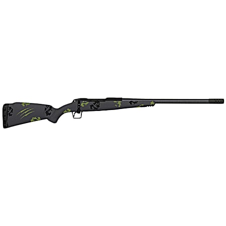 Fierce Firearms TROG7MMBC22BF CT Rogue  7mm BC 22 Black Cerakote C3 Carbon Fiber Threaded Barrel, Black Cerakote Drilled & Tapped Titanium Receiver, LR Negative Comb Forest Camo Carbon Fiber Stock