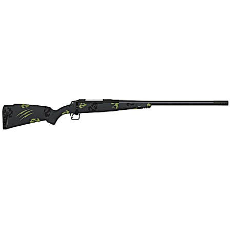 Fierce Firearms TROG7PRC24BF CT Rogue  7mm PRC 3+1 24 Carbon Fiber Barrel, Black Cerakote Titanium Rec, Forest Camo Rogue Stock