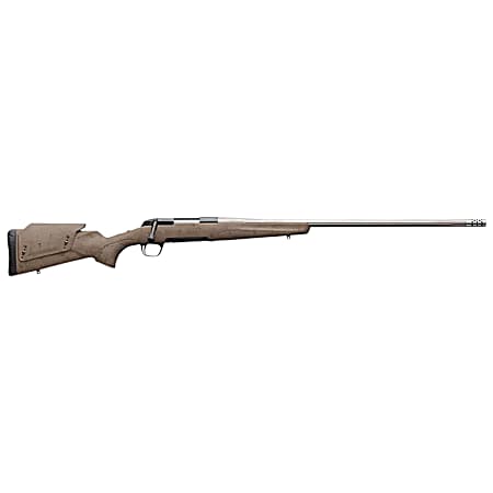 Browning 035514297 X-Bolt Western Hunter Long Range 300 PRC 3+1 26 MB Matte Blued Spider Webbed Flat Dark Earth Cerakote Hard Core Fiber-Fusion with Adjustable Comb Stock Right Hand (Full Size)