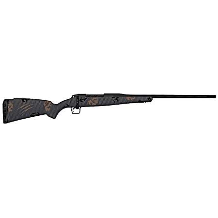Fierce Firearms TWROG7PRC22BT Twisted TI Rogue 7mm PRC 22 Black Cerakote Steel Threaded Barrel, Drilled & Tapped Titanium Receiver, LR Negative Comb Trophy Camo Carbon Fiber Stock