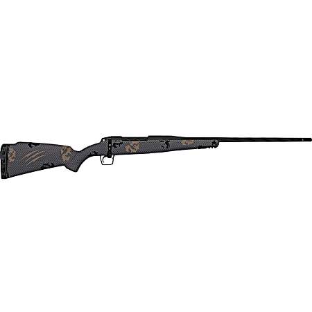 Fierce Firearms TWTROG7PRC24BS Twisted Rogue 7mm PRC 24 Armour Lube Black Steel Threaded Barrel, Drilled & Tapped Steel Receiver, LR Negative Comb Sonora Ambush Camo Carbon Fiber Stock