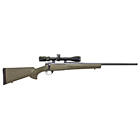 Howa HGP27MMPRCG M1500 Gamepro Gen2 7mm PRC 5+1 22, Blued Barrel/Rec, Green Fixed Hogue Pillar-Bedded Overmolded Stock, Includes Nikko Stirling 4-12x40mm Scope