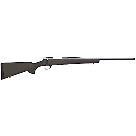 Howa HGR72502 M1500 Hogue Full Size 6.5 Creedmoor 5+1 24 Blued Heavy Barrel, Blued Drilled & Tapped Stainless Steel Receiver, Hogue OverMolded Black Synthetic Stock, Right Hand
