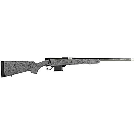 Howa HHSCF6ARCGRYBLK M1500 Mini Action Full Size 6 ARC 5+1 20 Black Threaded Barrel, Matte Blue Steel Receiver Drilled & Tapped, HS Precision Gray Synthetic Stock