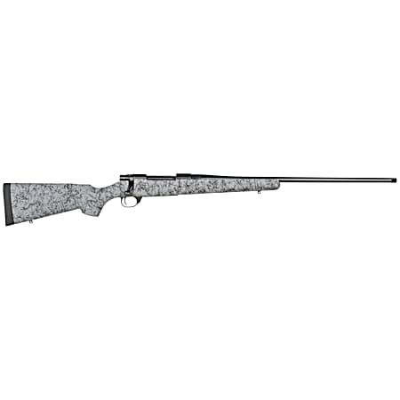 Howa HHS43531 M1500 HS Precision 300 PRC 3+1 24 Threaded Barrel, Black Steel Receiver, Gray w/Black Webbing HS Precision Synthetic Stock