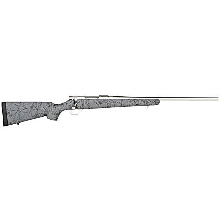 Howa HHS62511 M1500 HS Precision 6.5 Creedmoor 5+1 22, Stainless Steel Metal Finish & Gray Black Webbed Fixed HS Precision Stock