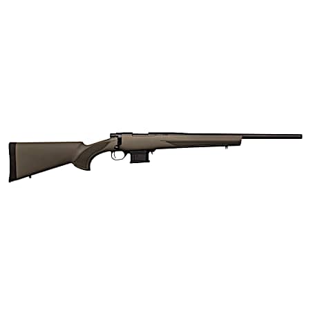 Howa HMA60804G M1500 Mini Action Compact 6mm ARC 5+1 20 Black Steel Barrel, Black Drilled & Tapped Steel Receiver, OD Green Fixed HTI Synthetic Stock, Right Hand