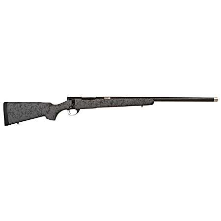 Howa HSCF65CGRY M1500 HS Precision 6.5 Creedmoor 5+1 24 Black Carbon Fiber Steel Barrel, Black Steel Receiver, Gray w/Black Webbing HS Precision Synthetic Stock