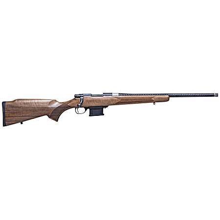Howa HWHCF6ARC M1500 Mini Action Hunter 6mm ARC 5+1 20 Black Carbon Fiber Wrapped Barrel, Black Drilled & Tapped Steel Receiver, Walnut Fixed Stock, Right Hand