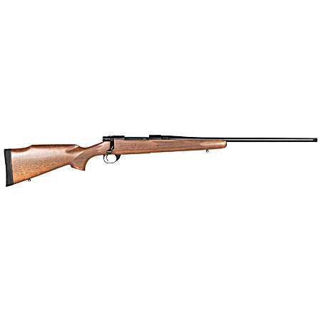 Howa HWH270T M1500 Standard Hunter 270 Win 5+1 22 Black Steel Threaded Barrel, Black Steel Receiver, Walnut Fixed Wood Stock