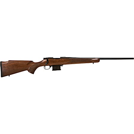 Howa HWH6ARC M1500 Mini Hunter 6mm ARC 5+1 22 Black Threaded Barrel, Black Drilled & Tapped Steel Receiver, Walnut Fixed Stock, Right Hand