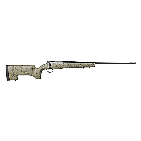 Kimber Mfg, Inc 3000915 Mountain Acsent Peak 308 Win 4+1 22 Match Grade Threaded Barrel, Aluminum Receiver, Fixed Aluminum/Carbon Fiber Stock