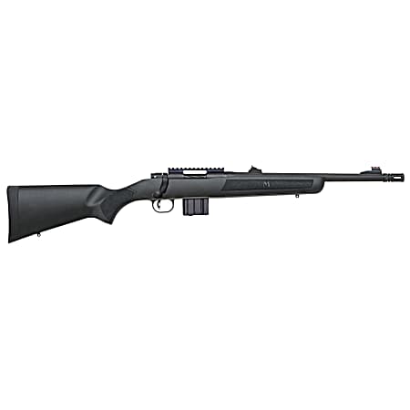 Mossberg 27707 MVP Patrol Full Size 300 Blackout 10+1 16.25 Matte Blued Threaded Bull Barrel, Matte Blued Stainless Steel Receiver w/Picatinny Rail, Black Fixed Synthetic Stock, Right Hand