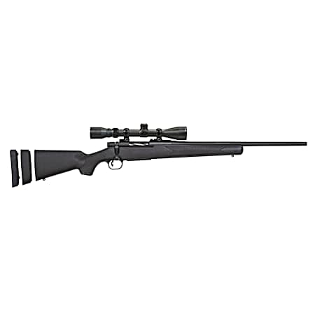 Mossberg 27853 Patriot Super Bantam 7mm-08 Rem Caliber with 5+1 Capacity, 20 Fluted Barrel, Matte Blued Metal Finish & Black Synthetic Stock Right Hand (Youth) Includes 3-9x40mm Scope