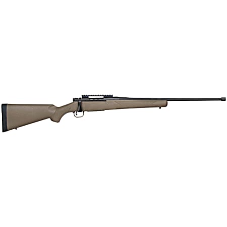 Mossberg 27875 Patriot Predator 6.5 Creedmoor Caliber with 5+1 Capacity, 22 Threaded/Fluted Barrel, Matte Blued Metal Finish & Flat Dark Earth Synthetic Stock Right Hand (Full Size)