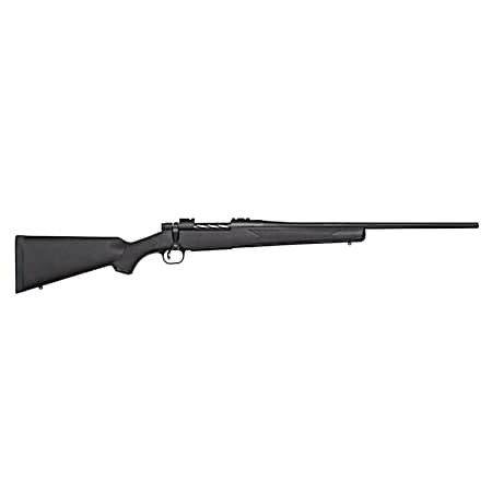 Mossberg 27892 Patriot  Full Size 30-06 Springfield 5+1 22 Matte Blued Fluted Barrel, Drilled & Tapped Matte Blued Stainless Steel Receiver, Black Fixed Synthetic Stock, Right Hand