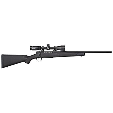 Mossberg 27933 Patriot  308 Win Caliber with 5+1 Capacity, 22 Fluted Barrel, Matte Blued Metal Finish & Black Synthetic Stock Right Hand (Full Size) Includes Vortex Crossfire II 3-6x40mm Scope