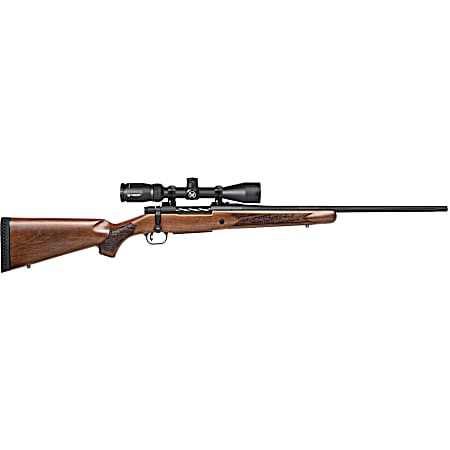 Mossberg 27942 Patriot  30-06 Springfield Caliber with 5+1 Capacity, 22 Fluted Barrel, Matte Blued Metal Finish & Walnut Stock Right Hand (Full Size) Includes Vortex Crossfire II 3-9x40mm Scope