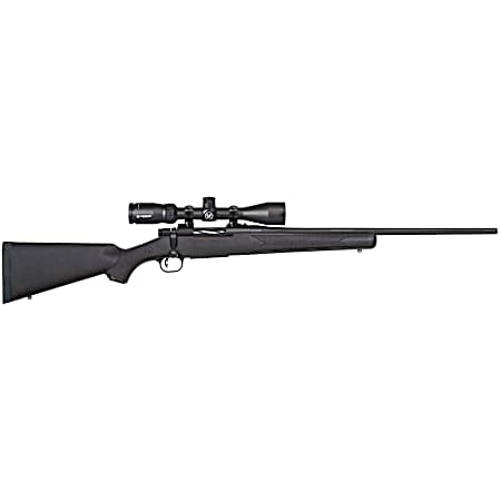 Mossberg 28001 Patriot  6.5 Creedmoor Caliber with 5+1 Capacity, 22 Fluted Barrel, Matte Blued Metal Finish & Black Synthetic Stock Right Hand (Full Size) Includes Vortex Crossfire II 3-9x40mm Scope