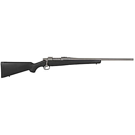 Mossberg 28008 Patriot  6.5 Creedmoor 5+1 22 Fluted Barrel w/Recessed Match Crown,  Cerakote Stainless Steel, Spiral-Fluted Bolt, Synthetic Stock, Drop Box Magazine, Adjustable LBA Trigger