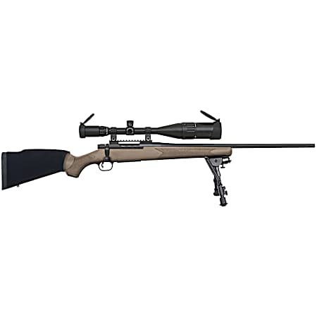 Mossberg 28019 Patriot Night Train 6.5 Creedmoor 5+1 24 Matte Blued Flat Dark Earth Right Hand 6-24x50mm Scope