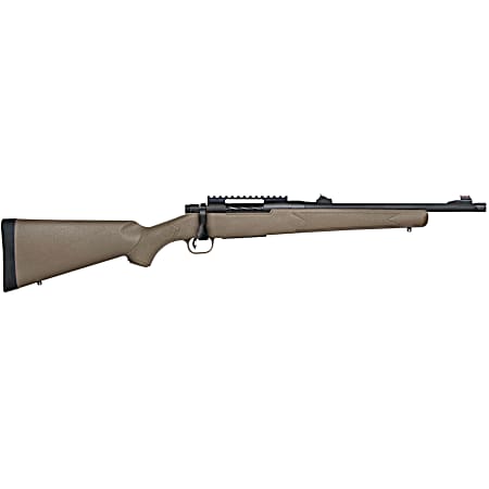 Mossberg 28051 Patriot  450 Bushmaster Caliber with 3+1 Capacity, 16.25 Threaded/Fluted Barrel, Matte Blued Metal Finish & Flat Dark Earth Synthetic Stock Right Hand (Full Size)