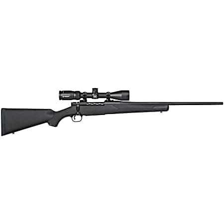 Mossberg 28052 Patriot  22-250 Rem Caliber with 5+1 Capacity, 22 Fluted Barrel, Matte Blued Metal Finish & Black Synthetic Stock Right Hand (Full Size) Includes Vortex Crossfire II 3-9x40mm Scope
