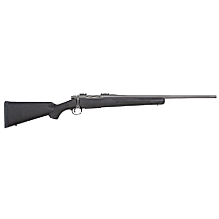 Mossberg 28068 Patriot  Full Size 22-250 Rem 5+1 22 Stainless Cerakote Fluted Barrel, Drilled & Tapped Stainless Cerakote Receiver, Black Fixed Synthetic Stock, Right Hand