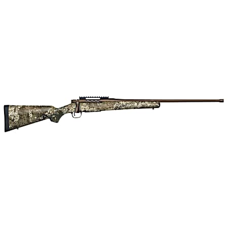 Mossberg 28091 Patriot Predator 6.5 PRC 4+1 24 Patriot Brown Cerakote 4.49 Fluted Barrel Patriot Brown Cerakote Steel TrueTimber Strata Right Hand