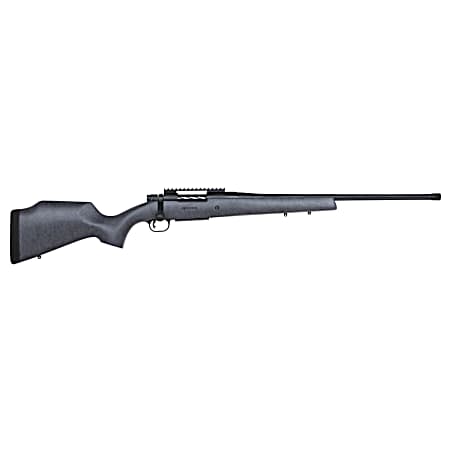 Mossberg 28103 Patriot Long Range Hunter 6.5 Creedmoor Caliber with 5+1 Capacity, 22 Threaded/Fluted Barrel, Matte Blued Metal Finish & Sniper Gray Fixed Monte Carlo Stock Right Hand (Full Size)