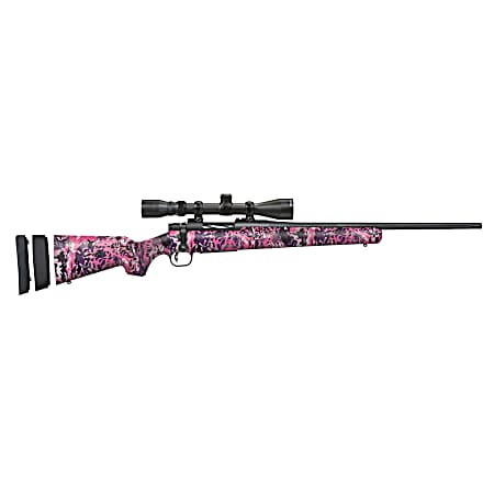 Mossberg 28143 Patriot Super Bantam 6.5 Creedmoor 5+1 20 Matte Blued Fluted Barrel Matte Blued Steel Muddy Girl Wild Right Hand
