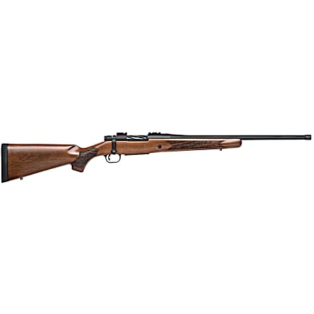 Mossberg 28176 Patriot  Full Size 400 Legend 4+1 20 Matte Blued Threaded Barrel, Matte Blued Drilled & Tapped Stainless Steel Receiver, Fixed Walnut Stock, Right Hand