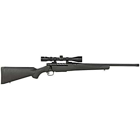 Mossberg 28212 Patriot  Full Size 400 Legend 4+1 20 Matte Blued Fluted Threaded Barrel, Drilled & Tapped Matte Blued Stainless Steel Receiver, Black Fixed Synthetic Stock 3-9x40mm Duplex, Right Hand