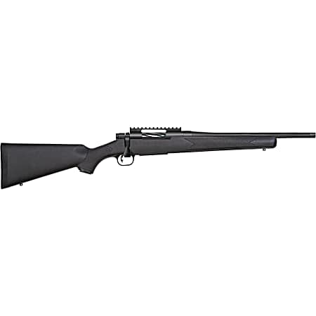 Mossberg 28227 Patriot Carbine 22-250 Rem 5+1 18 Matte Blued Threaded Bull Barrel, Matte Blued Picatinny Rail Receiver, Black Fixed Synthetic Stock