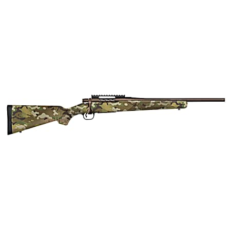 Mossberg 28278 Patriot  Compact 6.5 Creedmoor 4+1 18 Patriot Brown Cerakote Threaded Bull Barrel, Patriot Brown Cerakote Steel Receiver w/Picatinny Rail, MultiCam Fixed Synthetic Stock