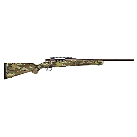 Mossberg 28283 Patriot  Compact 300 Win Mag 4+1 20 Patriot Brown Cerakote Threaded Bull Barrel, Patriot Brown Cerakote Steel Receiver w/Picatinny Rail, MultiCam Fixed Synthetic Stock