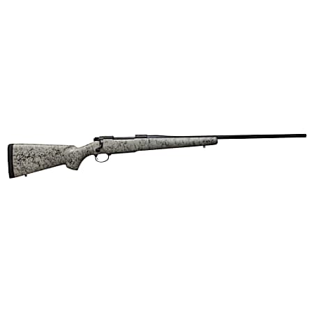 Nosler 39448 M48 Liberty 6.5 Creedmoor 4+1 24 Barrel, Graphite Black Cerakote Metal Finish, Gray Black Webbed Fixed Aramid Stock