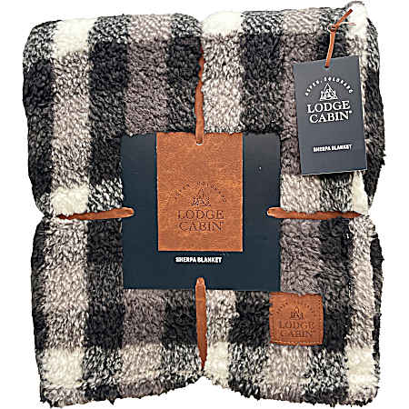 Printed Sherpa Blanket-Jiminey Peak