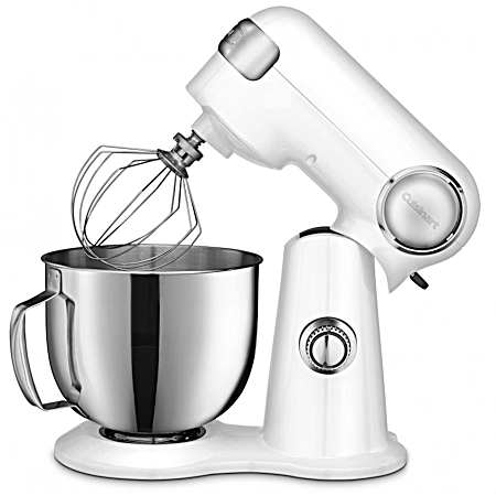 Precision Master 5.5-Quart Stand Mixer - White Linen