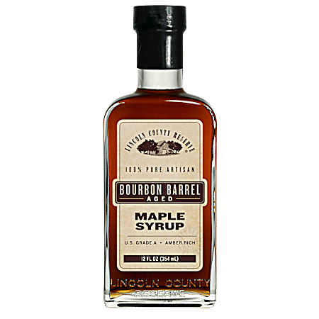 12 oz Bourbon Barrel Aged Maple Syrup