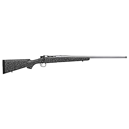 Nosler 40421 M21  27 Nosler 3+1 24 Barrel, Stainless Steel Nitride Metal Finish, Gray Speckled Black All-Weather Epoxy Stock